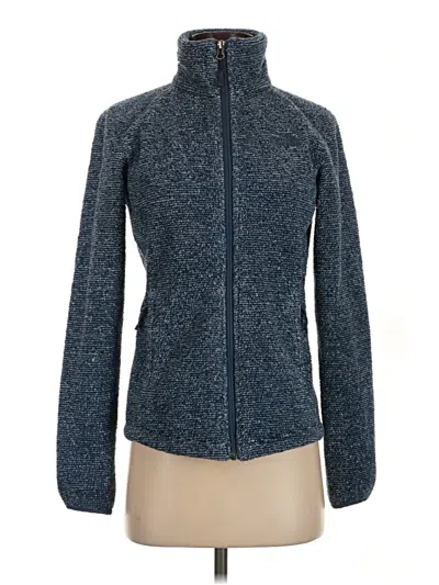 Pre-owned The North Face Cardigan Sweater In Blue