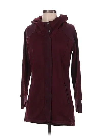 Pre-owned The North Face Cardigan Sweater In Burgundy