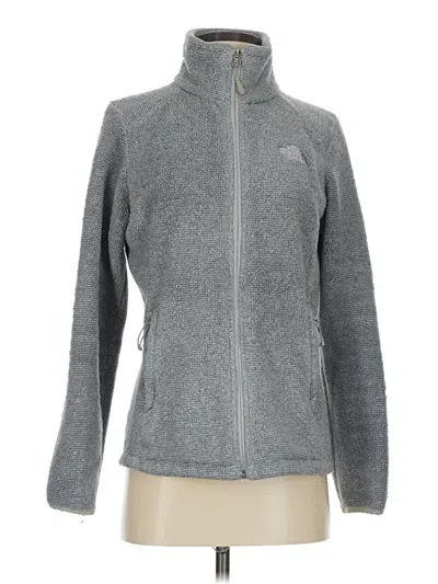 Pre-owned The North Face Cardigan Sweater In Gray