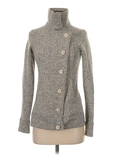 Pre-owned The North Face Cardigan Sweater In Gray
