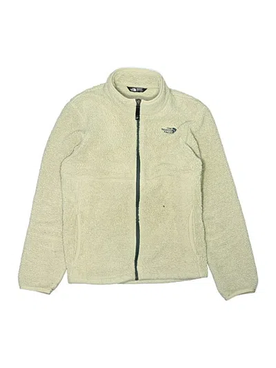 Pre-owned The North Face Kids' Cardigan Sweater In Green