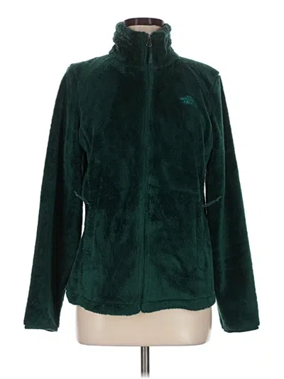 Pre-owned The North Face Cardigan Sweater In Green