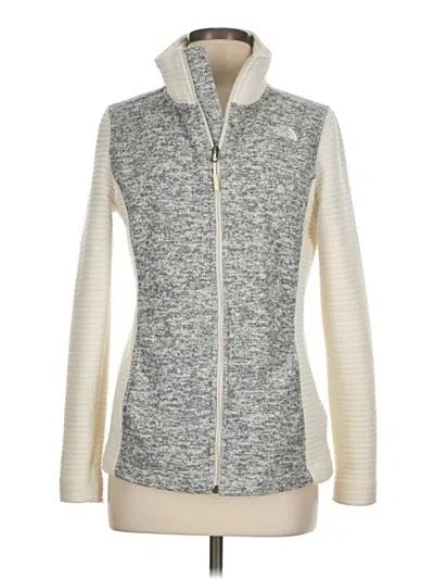 Pre-owned The North Face Cardigan Sweater In Ivory