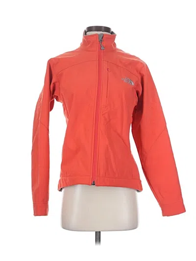 Pre-owned The North Face Cardigan Sweater In Orange