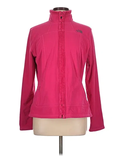 Pre-owned The North Face Cardigan Sweater In Pink