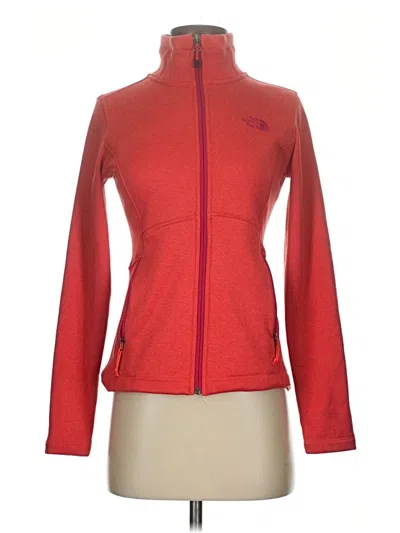 Pre-owned The North Face Cardigan Sweater In Red