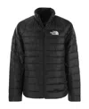 The North Face Carduelis Logo-embroidered Padded Jacket In Black