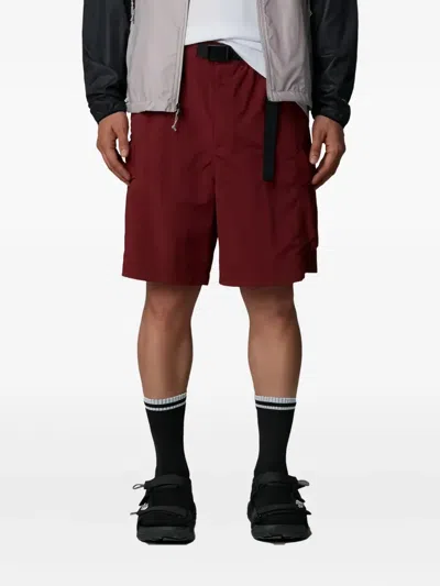 The North Face Cargo-pocket Belted Shorts In Brown