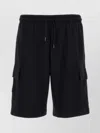The North Face Cargo Shorts With Elastic Waistband And Side Pockets In Black
