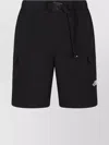 The North Face Cargo Style Shorts Elastic Waistband In Black