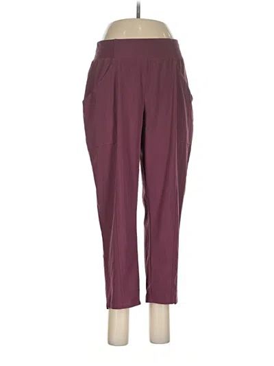 Pre-owned The North Face Casual Pants In Burgundy
