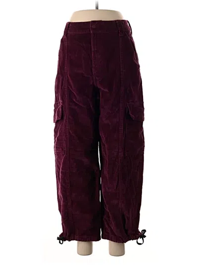 Pre-owned The North Face Casual Pants In Burgundy
