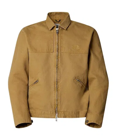 The North Face Cedar Canvas Work Jacket In Brown