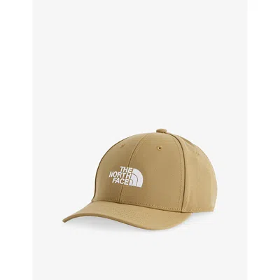 The North Face Cedar Kids Classic '66 Embroidered-logo Cotton Cap In Brown