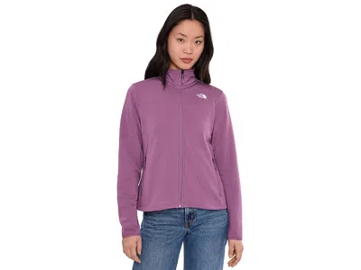 The North Face Cedar Trail Grid Fleece Jacket In Pink