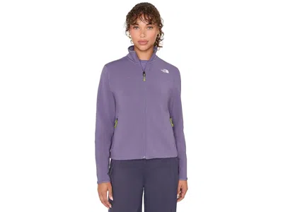 The North Face Cedar Trail Grid Fleece Jacket Women's Coat Grounded Plum: Sm, Elastane/polyester In Purple