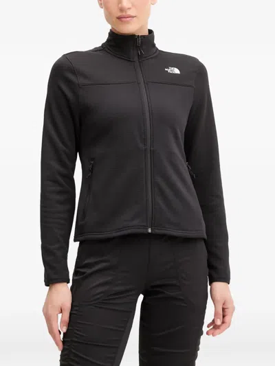 The North Face Cedar Trail Grid Logo-print Zip-up Lightweight Jacket In Black