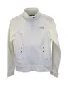 The North Face Celentito Softshell Full Zip Jacket In Cream Polyester In White