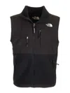 The North Face Logo Vest With High Collar And Pockets In Black