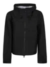 The North Face Packable Hooded Rain Jacket In Black