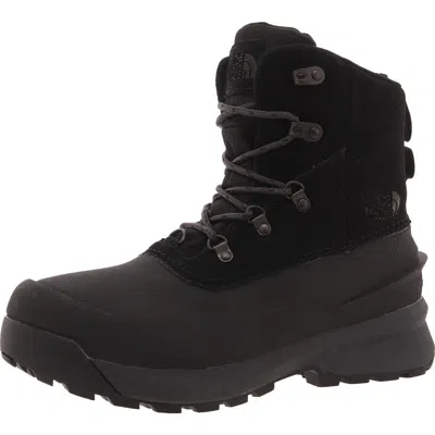 The North Face Chilkat V Mens Lace-up Suede Winter & Snow Boots In Black