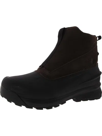 The North Face Chilkat V Zip Mens Suede Pull On Winter & Snow Boots In Multi