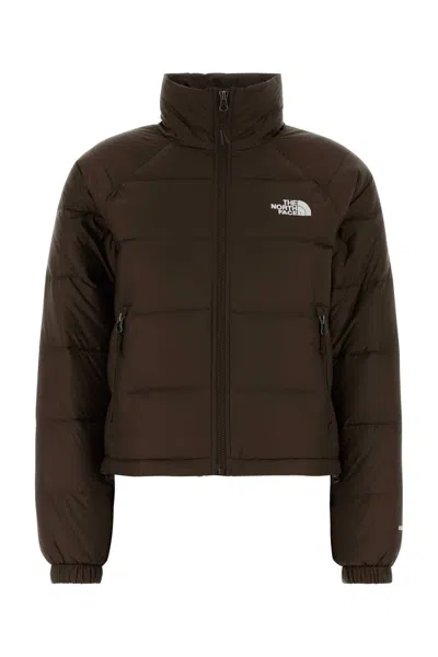 The North Face Chocolate Nylon Hydrenalite Puffer Jacket In Brown