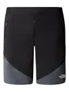 The North Face Circadian Alpine Colour-blocked Shorts In Black