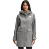 The North Face City Breeze Rain Parka Ii Nf0a52yldyy Jacket Womens Gray Kfc276 In Gray