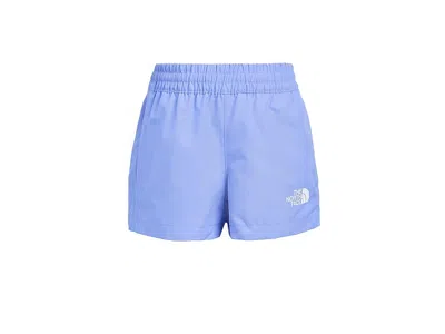 The North Face Class V 3 Shorts (little Kid/big Kid) Boy's Shorts Periwinkle Glow Logo Weather Topo Phantom Print : In Blue