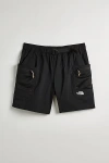 The North Face Class V Pathfinder Belted Tech Short In Black, Men's At Urban Outfitters In Black