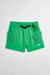 The North Face Class V Pathfinder Belted Tech Short In Optic Emerald, Men's At Urban Outfitters