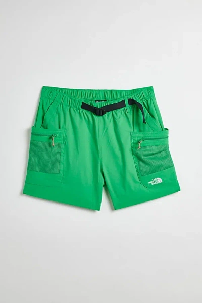 The North Face Class V Pathfinder Belted Tech Short In Optic Emerald, Men's At Urban Outfitters In Optic Emerald