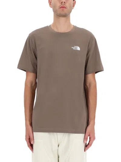 The North Face Classic Cotton Blend T-shirt For Men In Brown