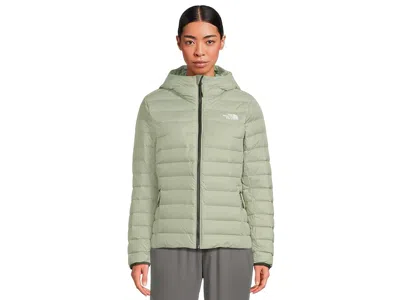 The North Face Classic Down Hooded Jacket In Green