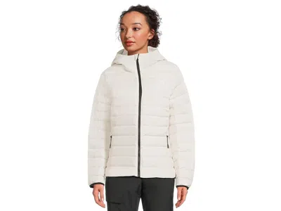 The North Face Classic Down Hooded Jacket In White