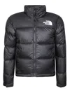 The North Face Lightweight Puffer Jacket With High Collar In Gray