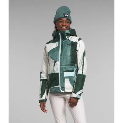 The North Face Clementine Triclimate Jacket Women's Dark Sage Full Zip Sgn1048 In Green