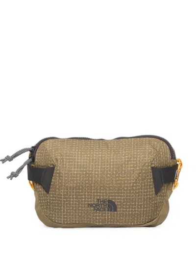 The North Face Clyffe Grid-pattern Belt Bag In Brown