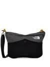 The North Face Clyffe Grid-pattern Mesh-panel Shoulder Bag In Black