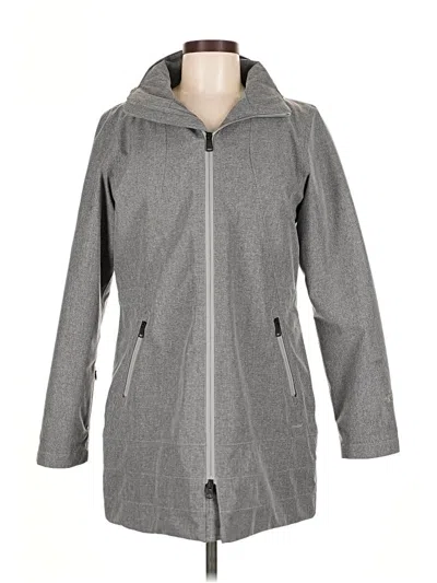 Pre-owned The North Face Coat In Gray