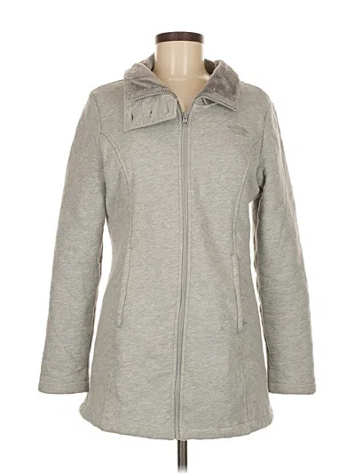 Pre-owned The North Face Coat In Gray