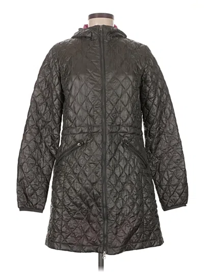Pre-owned The North Face Coat In Gray
