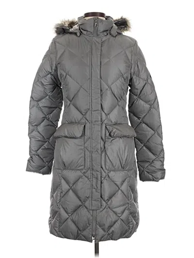Pre-owned The North Face Coat In Gray