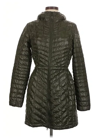 Pre-owned The North Face Coat In Green
