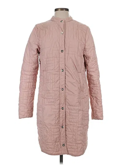 Pre-owned The North Face Coat In Pink