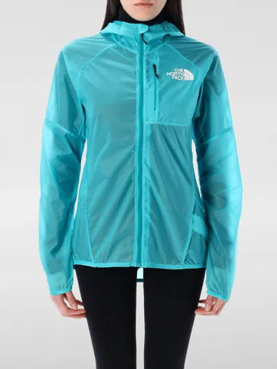 THE NORTH FACE JACKET THE NORTH FACE WOMAN COLOR BLUE,G90367009