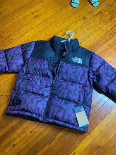 Pre-owned The North Face Coat Women Medium In Purple