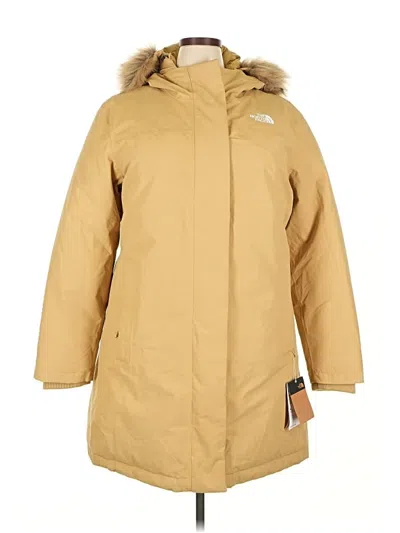 The North Face Coat In Yellow