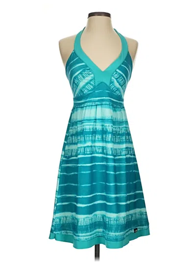 Pre-owned The North Face Cocktail Dress In Teal